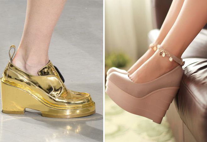 женские кожаные туфли на танкетке женские кожаные туфли на танкетке