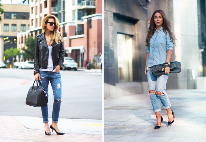 образ с черными туфлями лодочками