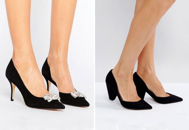 женские туфли лодочки черного цвета