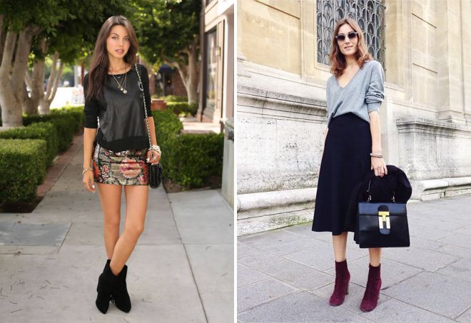 с чем носить короткие сапоги