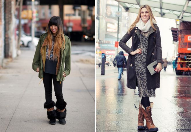 женские зимние короткие сапоги