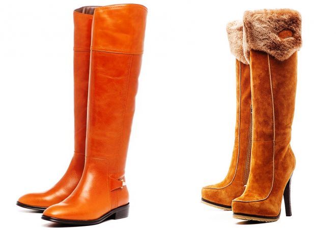 рыжие зимние сапоги рыжие зимние сапоги