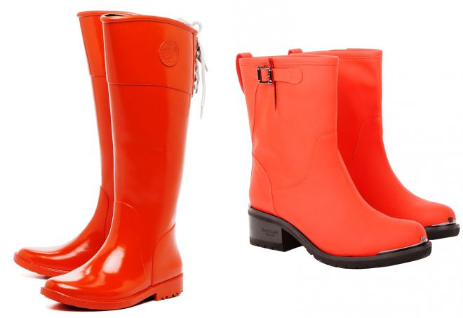 осенние рыжие сапоги осенние рыжие сапоги