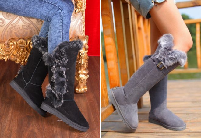 зимние угги сапоги