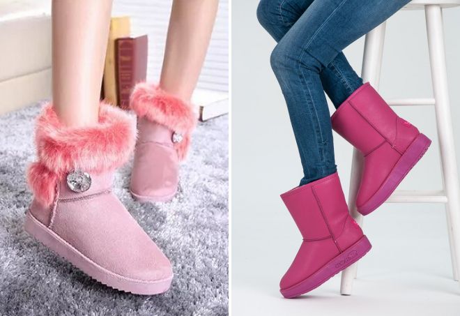 теплые зимние угги