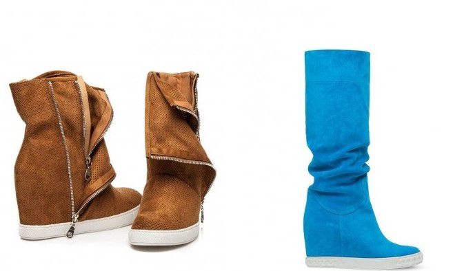 высокие женские сникерсы