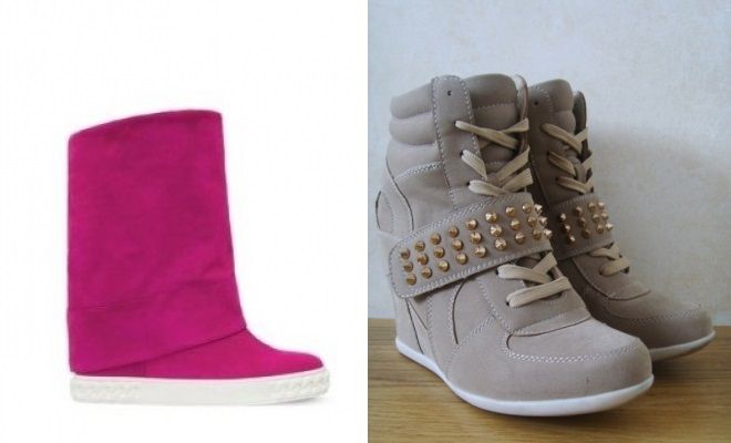 высокие ботинки сникерсы