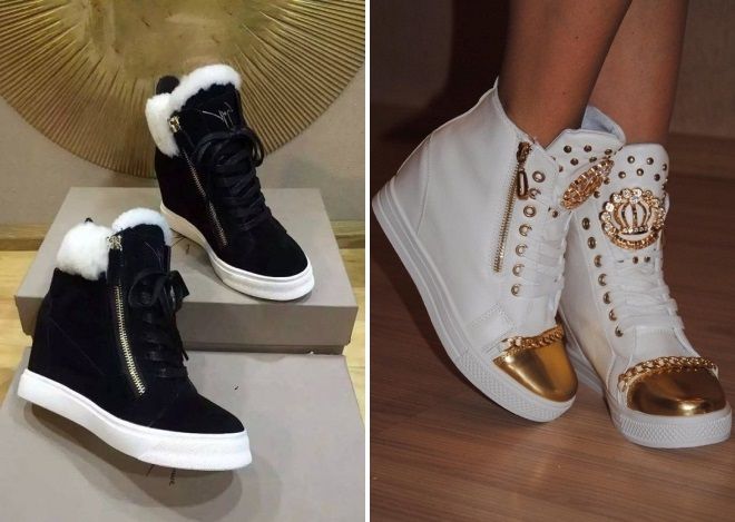 женская обувь сникерсы 2018