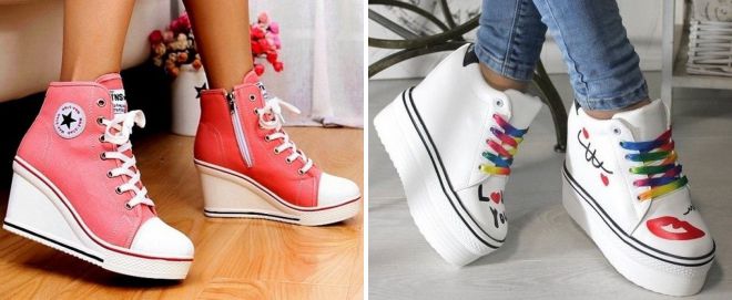 женские кроссовки сникерсы