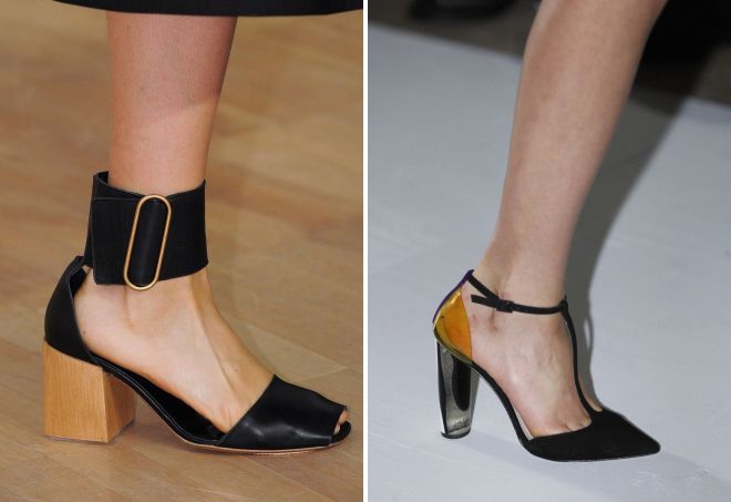 босоножки на устойчивом каблуке