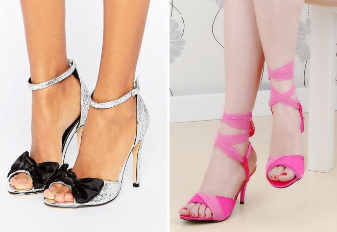 красивые босоножки на каблуке