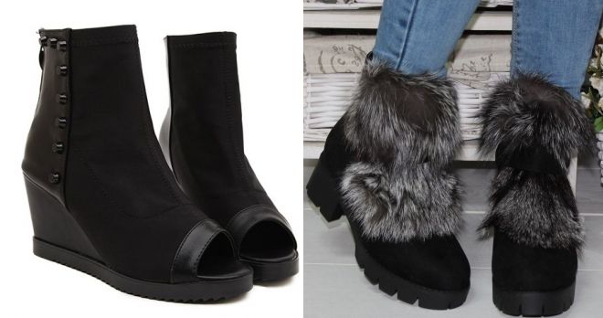 женские ботинки на тракторной подошве