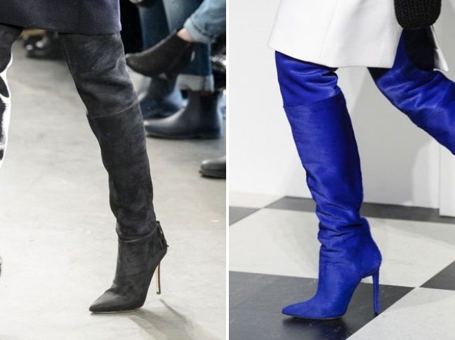 ботфорты на высоком каблуке