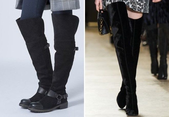 зимние ботфорты