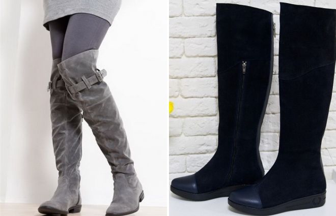 ботфорты с широким голенищем