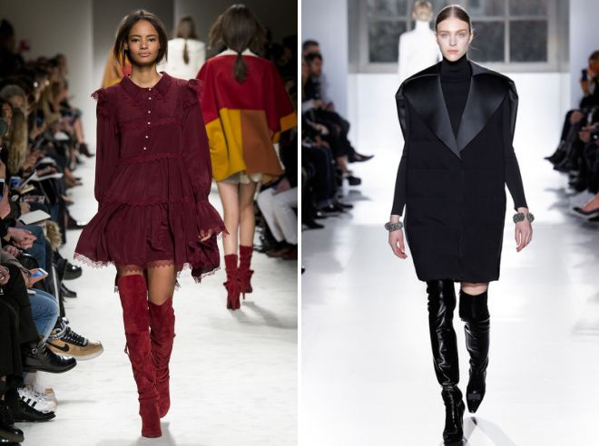 стильные сапоги ботфорты