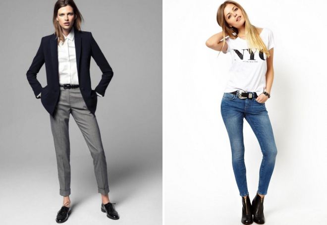 классическая обувь без каблука