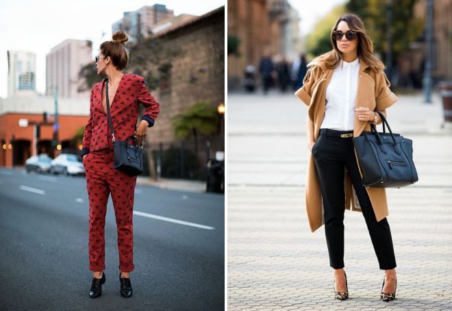 классическая обувь с брюками