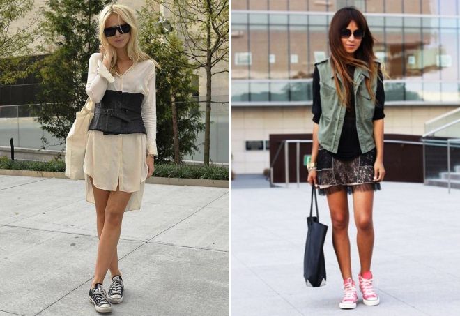 текстильные женские кеды