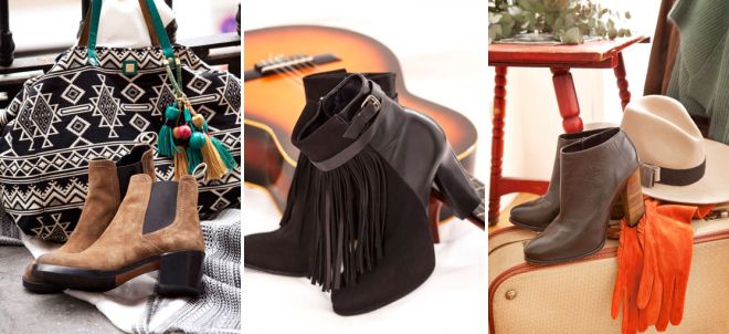 Женские осенние ботинки на каблуке