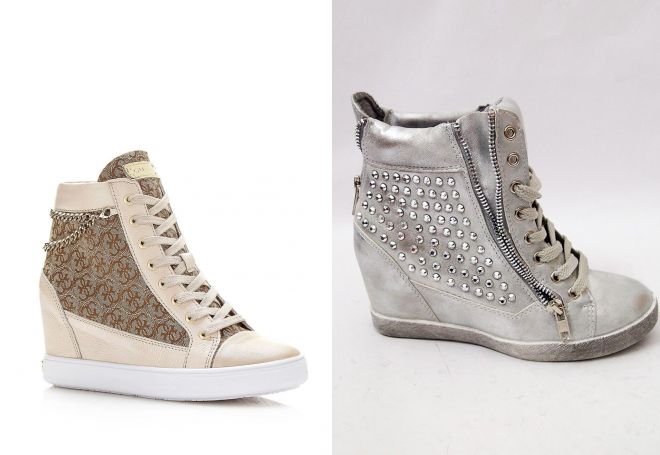  кроссовки на скрытой платформе