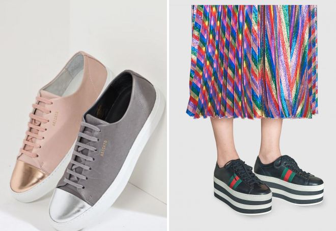 зимние кроссовки на платформе