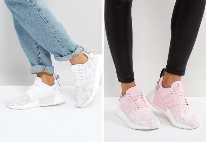 кроссовки на платформе адидас