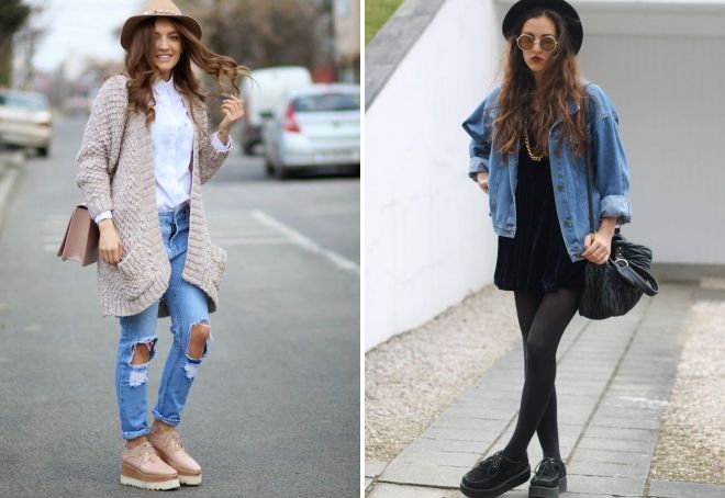 с чем носить кроссовки на платформе