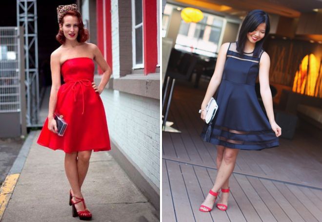 красные босоножки 2017