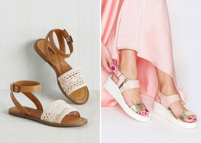 модные женские сандалии лето 2018