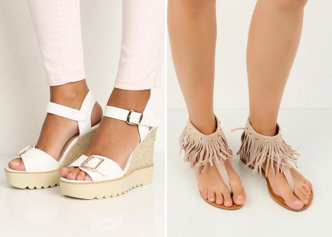 модные женские летние сандалии