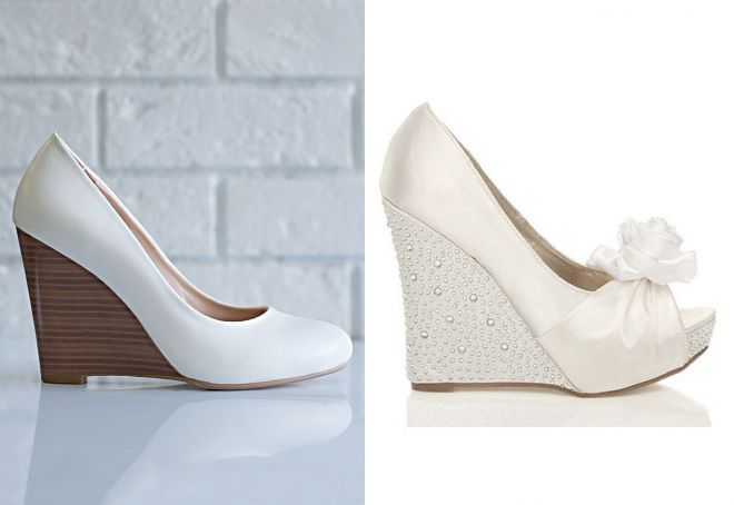свадебная обувь на танкетке