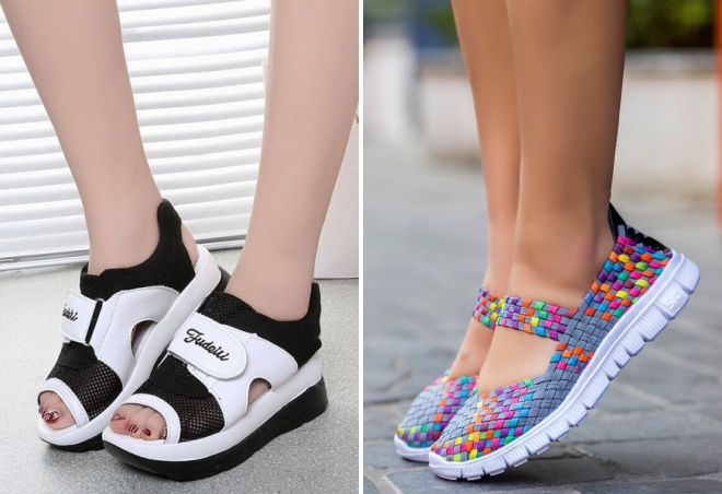 женские летние спортивные туфли