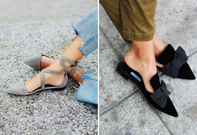 летние туфли без каблука