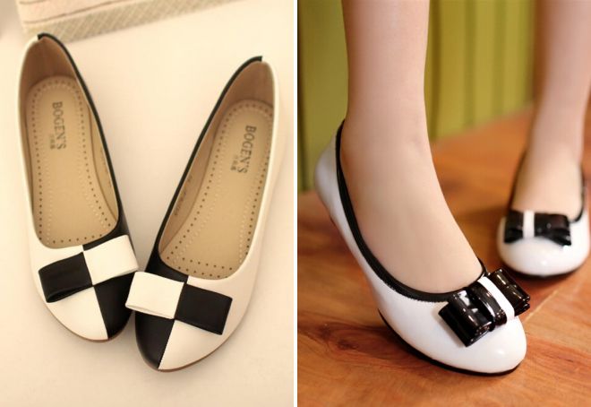 балетки белого цвета