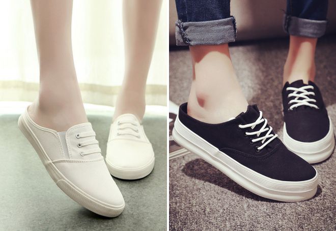 женские кроссовки сабо