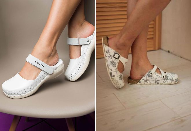 женские ортопедические сабо