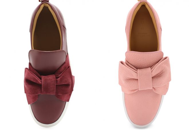 слипоны с бантом buscemi