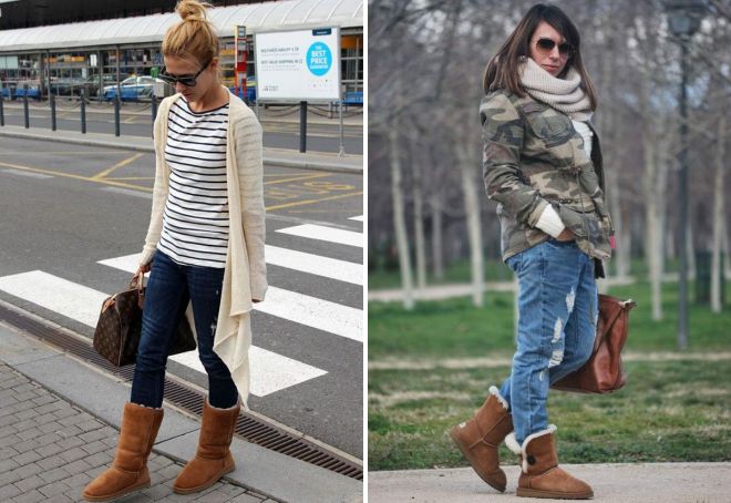 женские сапоги угги