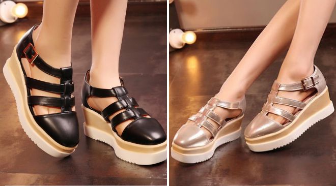 закрытые женские сандалии