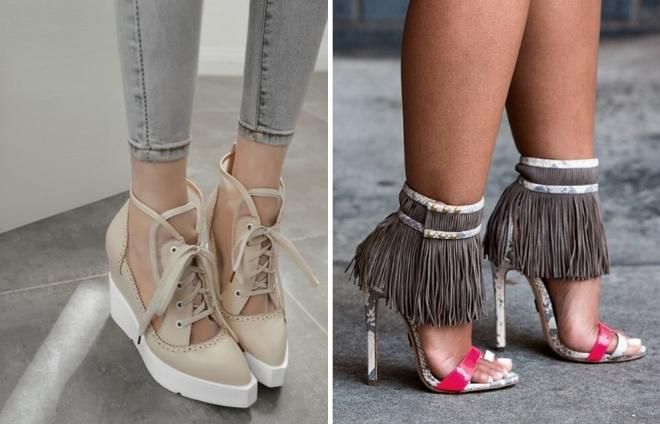 высокие женские сандалии