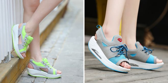 спортивные женские сандалии