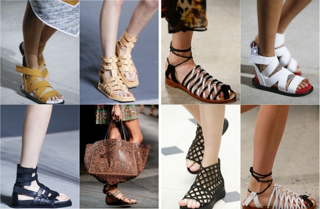 модные сандалии 2017