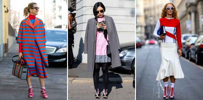 сандалии с носками