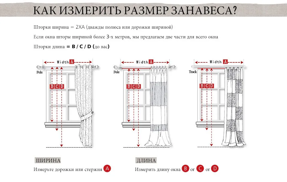 Как правильно подобрать шторы по размеру