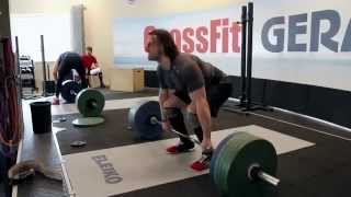 Атлеты команды CrossFit GERAKLION сдают комплекс 14.3 CrossFit Open