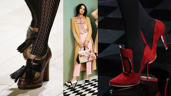 Модные лоферы 2017 (Burberry, Alice+Olivia, Balmain)