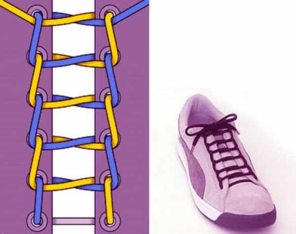 Как завязать шнурки на ботинках без бантика пошагово
